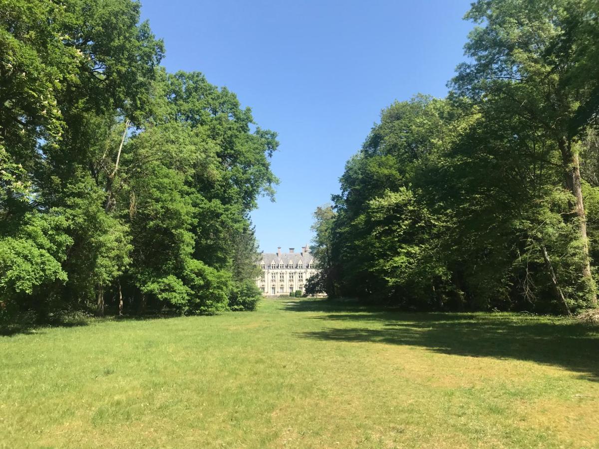 maison avec vue sur le chateau des Hautes Montées Orléans Esterno foto